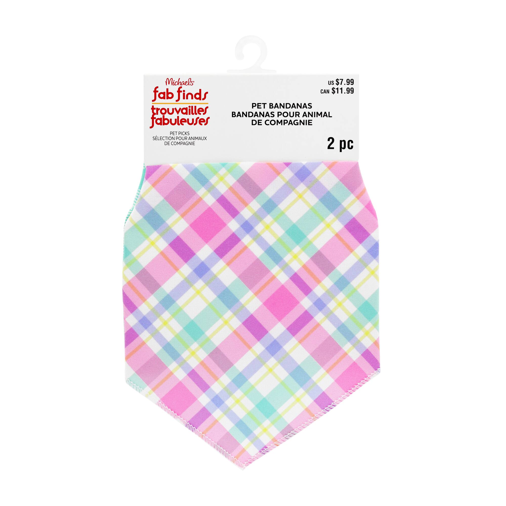 Assorted Small Pet Bandanas, 2pc. by Fab Finds
